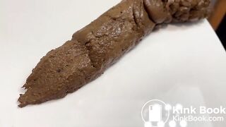 A Peaceful Shit on the Toilet Seat