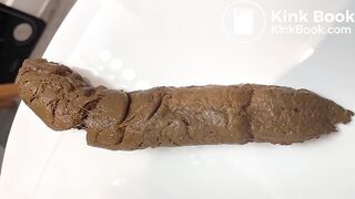 A Peaceful Shit on the Toilet Seat