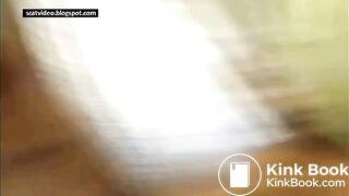 CHUBBY BLACK SCAT SLUT  SMEARS & EATS ITS OWN SHIT