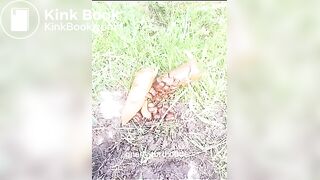 Hot Irish Bloke Squatting Taking A Shit Outdoors