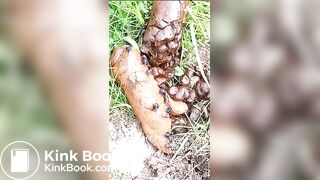 Hot Irish Bloke Squatting Taking A Shit Outdoors