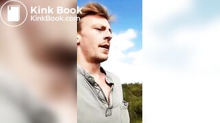 Hot Irish Bloke Squatting Taking A Shit Outdoors