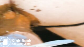 Deep anal fuck while shitting and farting