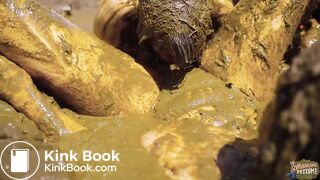 Manure Sports Dunghill Climbing - lesbian cowshit