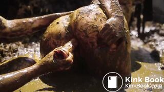 Manure Sports Dunghill Climbing - lesbian cowshit