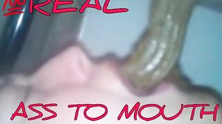REAL ASS TO MOUTH! Scat compilation