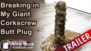 Breaking in My Giant Corkscrew Butt Plug (TRAILER)