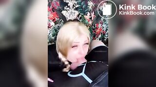 Puke blowjob