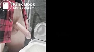 He Poses Shits Rides On Dildo