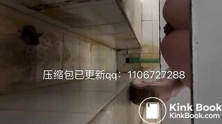 Women poop in disgusting toilets