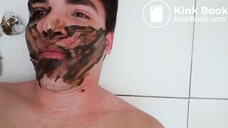 Cute Face Covered in Shit