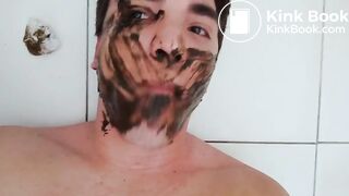 Cute Face Covered in Shit