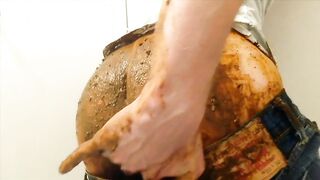 twink shits and smears in clothes