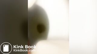 Pooping on the toilet