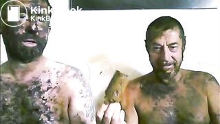 two guys loving shit