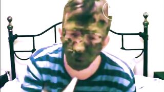 shit pig eats and swallows his shit
