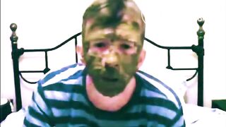 shit pig eats and swallows his shit