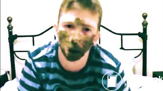 shit pig eats and swallows his shit