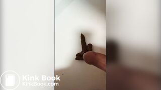 LovePoopME Smear feet and hand and cum on poop