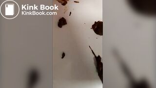 LovePoopME Smear feet and hand and cum on poop