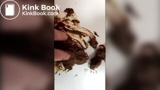 LovePoopME Smear feet and hand and cum on poop