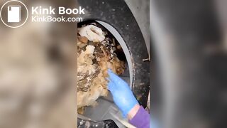 Vomit for worthless human toilet shit whore