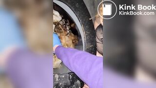 Vomit for worthless human toilet shit whore