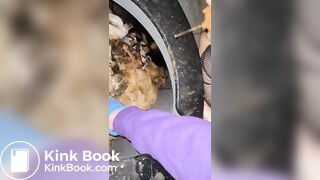 Vomit for worthless human toilet shit whore