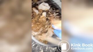 Vomit for worthless human toilet shit whore