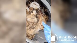 Vomit for worthless human toilet shit whore