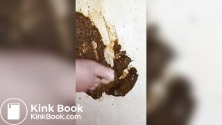 Stepping in my own fresh shit in my bathtub