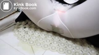 Soiled herself while being bagged