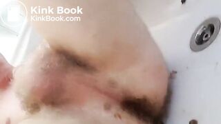 twink eating his dirty dildo