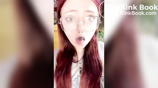 gross girl gets exposed