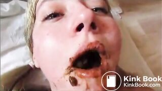 Girlfriend eat shit