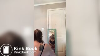 Eating shitty panties and stuffing in shitty holes