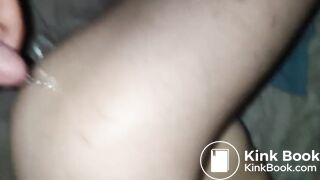 Piss in her sleeping hole and on her body