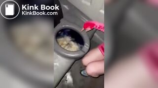 The Trashiest toilet slut ever