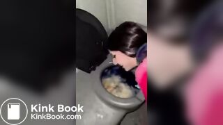 The Trashiest toilet slut ever