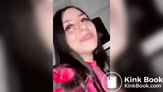 The Trashiest toilet slut ever