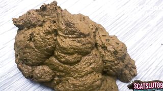 Sloppy Shit Explosion from Hot Trans BBW