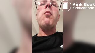 Eat own shit - " Scat, puke, piss and cum"