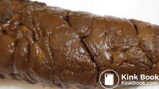 gay solo scat closeup dump