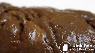 gay solo scat closeup dump