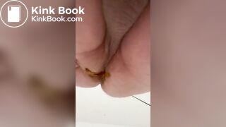 Poo after messing myself - " Scat, puke, piss and cum"