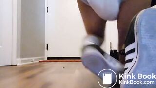 Skater Boy Makes Huge Mess In Diaper