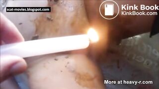 Scat Fucked, Chained Babe