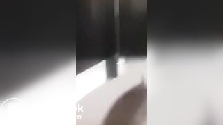 Showing my ass and peeing at work