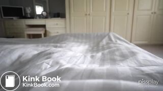 She is his piss toilet for a day