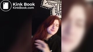 Stupid ginger bitch slapped and spit on